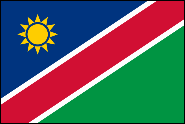 Flag Намібія