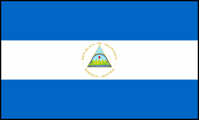 Flag Нікарагуа