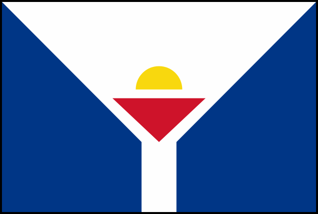 Flag Сен-Мартен о-в (Нід.)