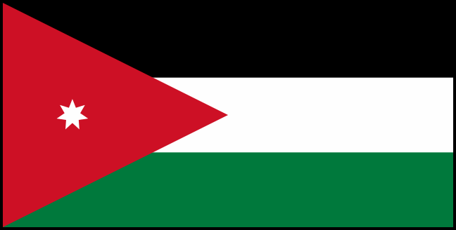 Flag Йорданія