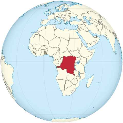 Map Конго Демократична Республіка