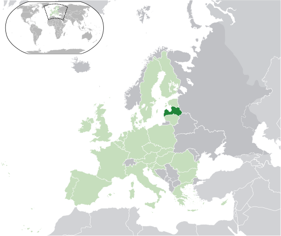 Map Латвія