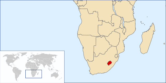 Map Лесото