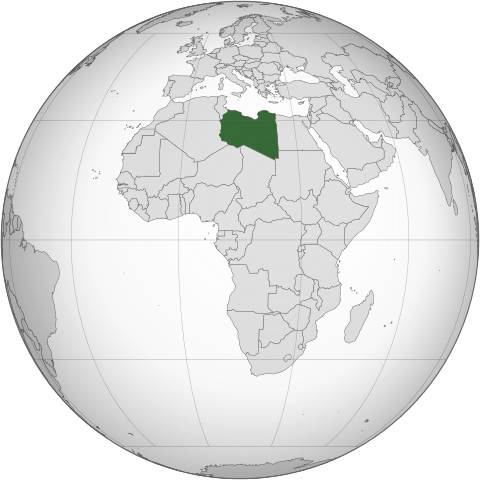 Map Лівія
