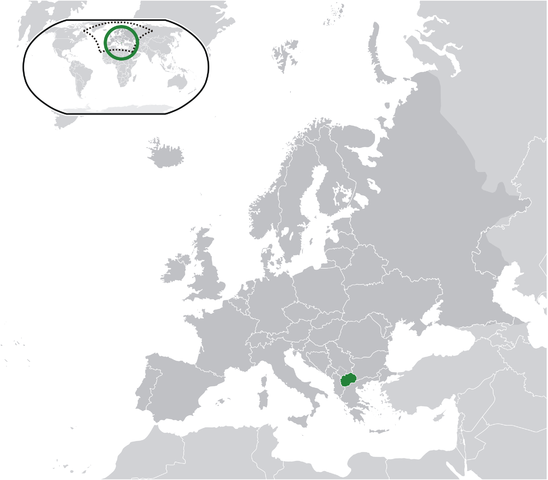 Map Македонія