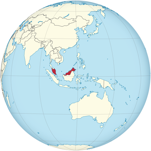 Map Малайзія