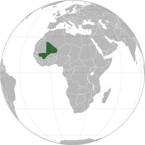 Map Малі
