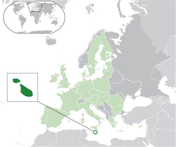Map Мальта