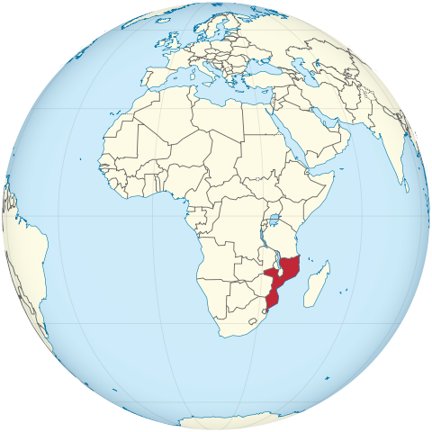 Map Мозамбік