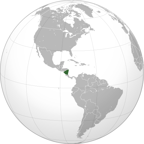 Map Нікарагуа
