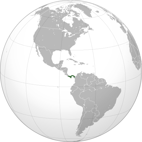 Map Панама