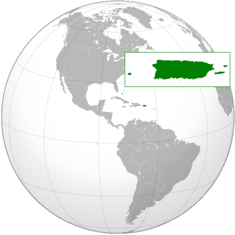 Map Пуерто-Ріко
