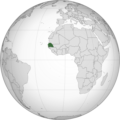 Map Сенегал