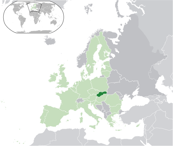 Map Словаччина