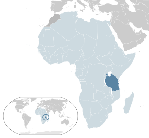 Map Танзанія