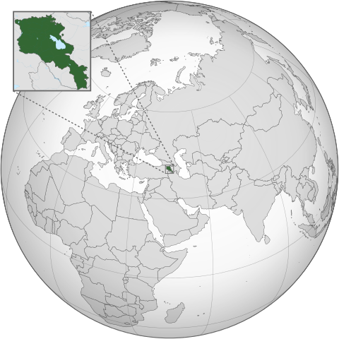 Map Вірменія