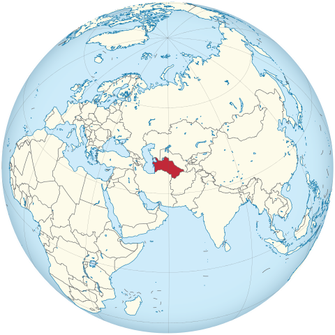 Map Туркменістан