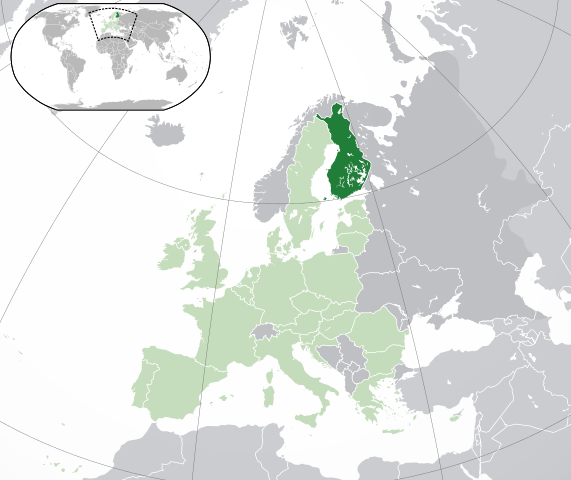 Map Фінляндія