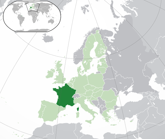 Map Франція