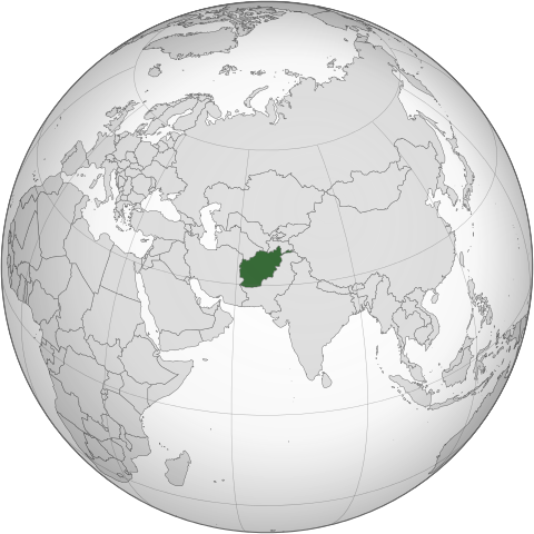 Map Афганістан
