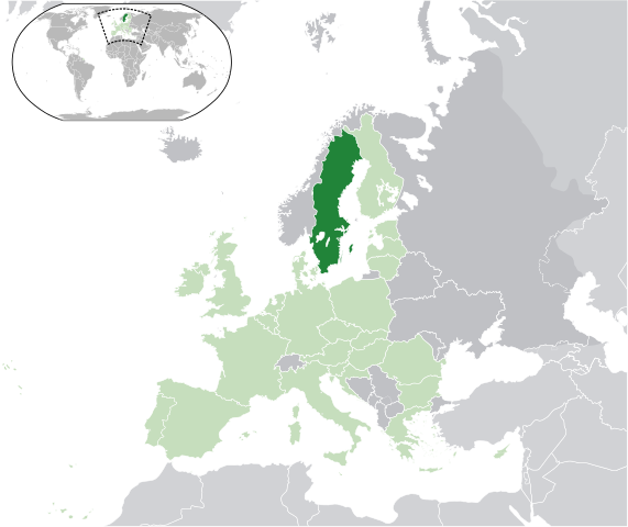 Map Швеція