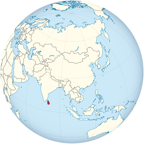 Map Шрі-Ланка