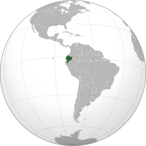 Map Еквадор
