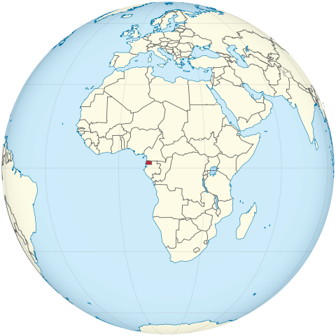 Map Екваторіальна Гвінея