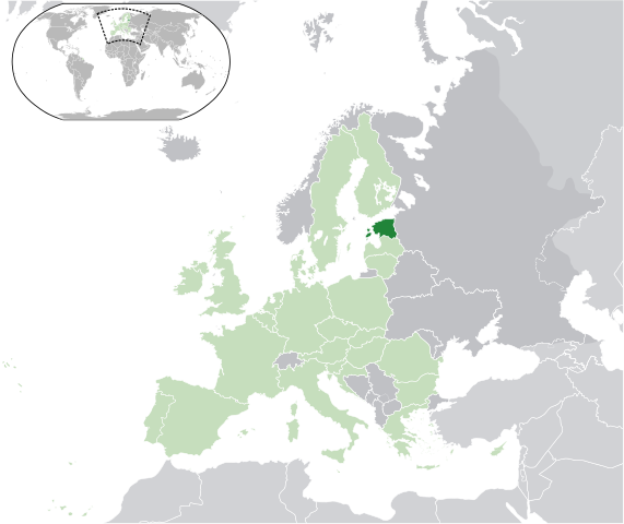 Map Естонія