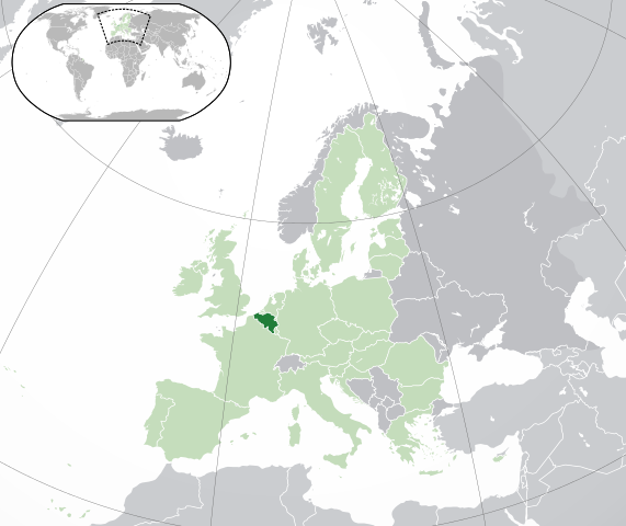 Map Бельгія