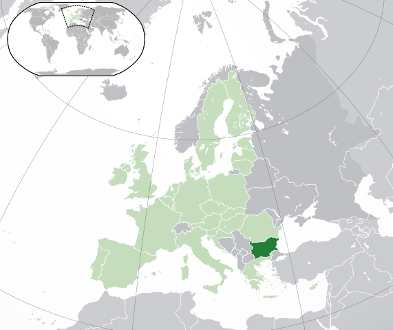 Map Болгарія
