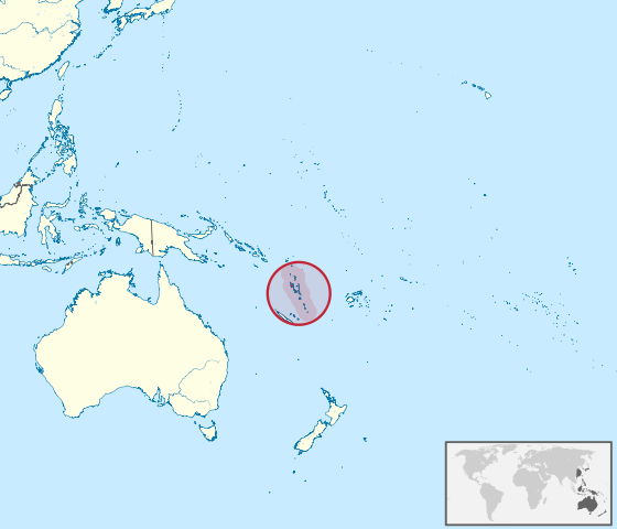Map Вануату