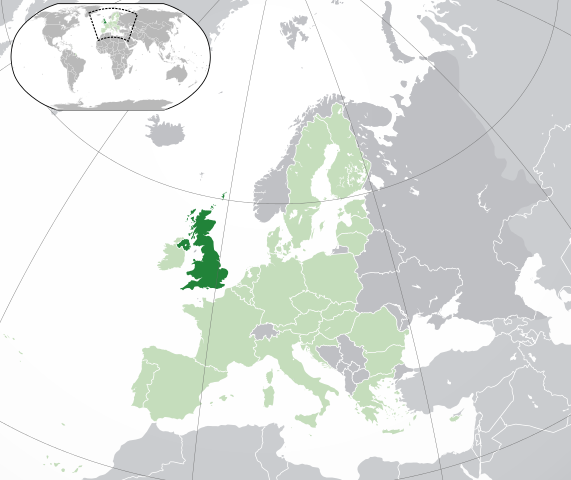 Map Велика Британія
