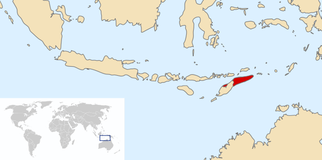 Map Східний Тимор