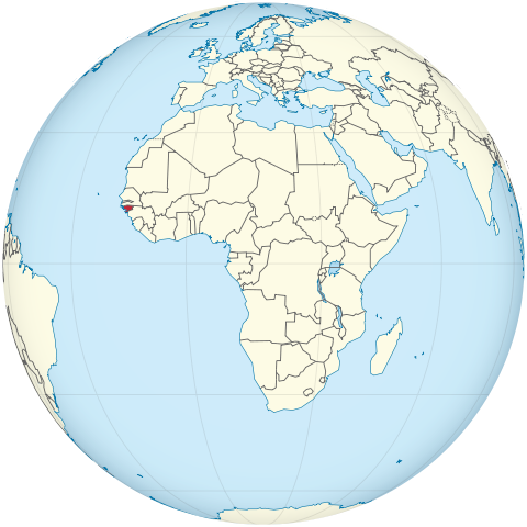 Map Гвінея-Бісау