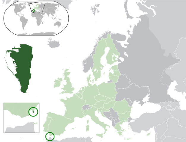 Map Гібралтар