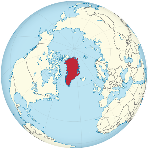 Map Гренландія