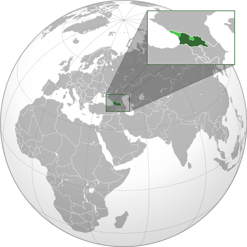 Map Грузія