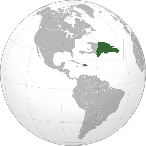 Map Домініканська республіка