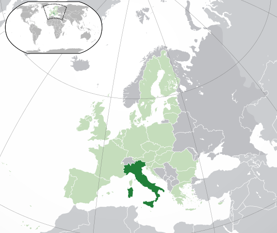 Map Італія